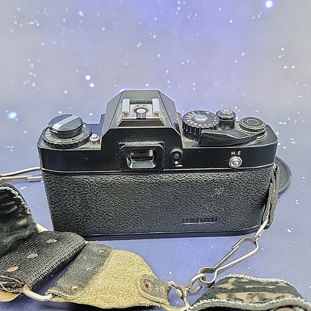 Ricoh XR-2 35mm Film Camera w/ 50mm W/ Additional Lens Untested As-Is